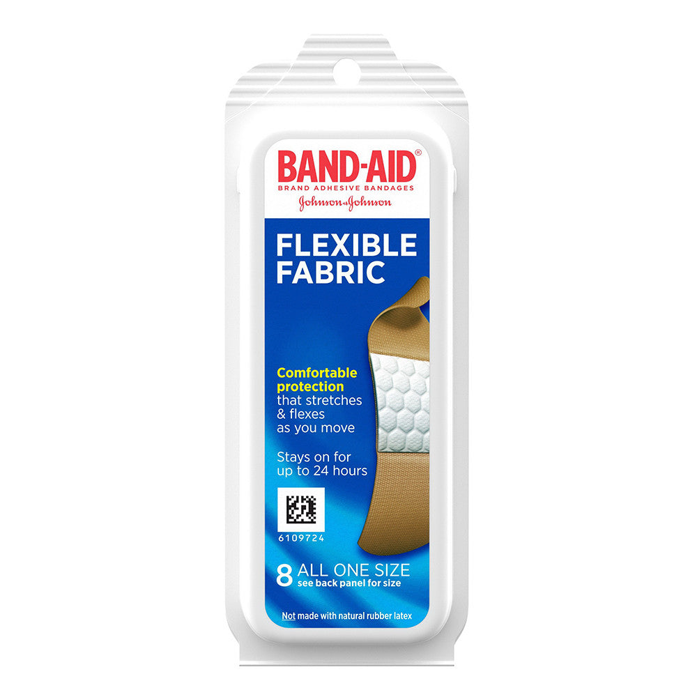 Johnson And Johnson Band-Aid Flex Fabric Travel Pack - 8 Ea